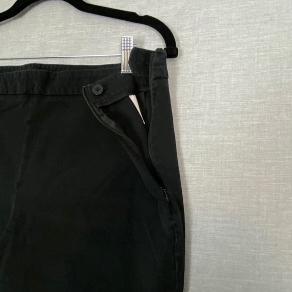 Talbots Chatham Ankle Pants Sz 16 Black Side Zipper - Picture 6 of 9